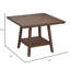 Table de rassemblement brune