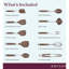 Anolon Tools and Gadgets SureGrip Nylon Nonstick Kitchen / Cooking Utensil Set, 10 Piece-46483673