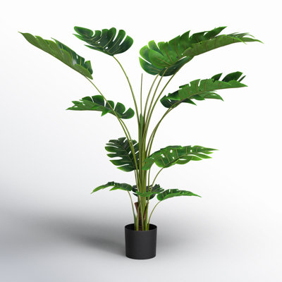 Faux Philodendron Tree in Pot