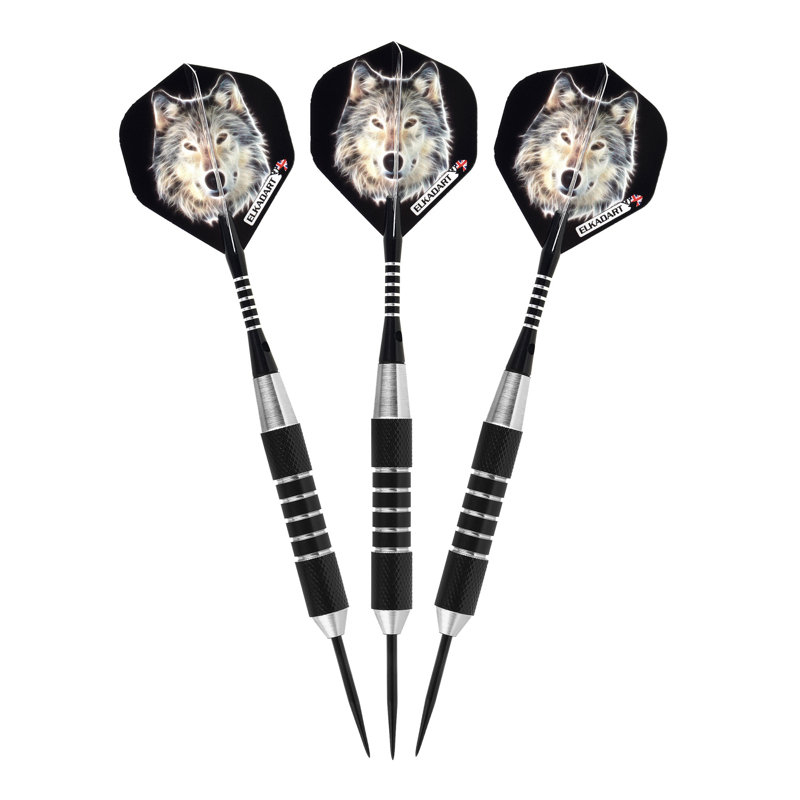 Ensemble de fléchettes 7 pièces solitaire loup, 19 grammes