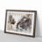 Lion Cub with Its Mother in Abstract - Picture Frame Painting Print-55580743-55580744