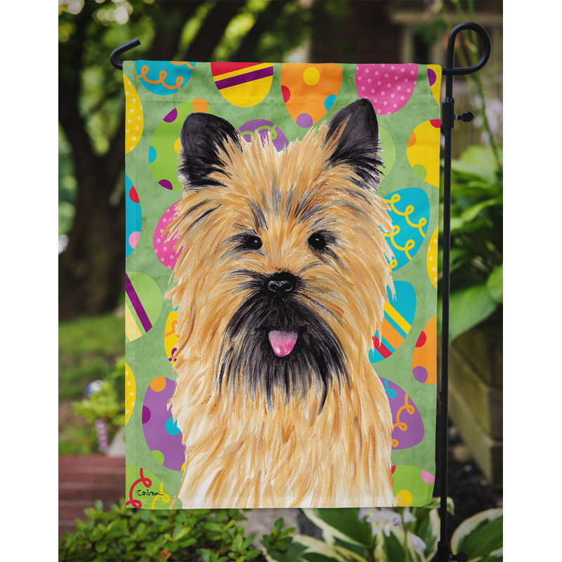 Drapeau de jardin Atara, Cairn terrier (beige et noir)