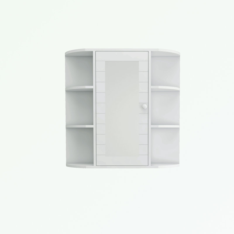 Bathroom Cabinet, Wall Mounted Bathroom Cabinet With Shelves And Mirror Door, Bathroom Storage Cabinet For Home