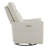 33.9'' Power Glider Recliner with 270° Swivel, Faux Leather Memory Foam Seat-913939846
