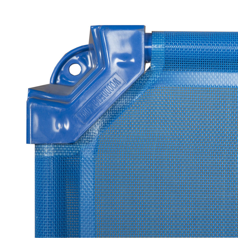 Lit de camp pour enfant empilable, Standard, Bleu