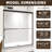 56-60" W x 70" H Framed Shower Door Double Sliding Door with 1/4" (6mm) Clear Tempered Glass, 2 Towel Bars for Walk-in Bathroom, Matte Black Finish Shower Doors, Reversible Installation-98666107