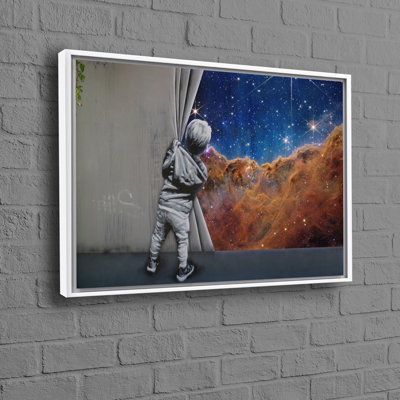 «Starry Sky NASA Deep Field», impression sur toile de coton idéale pour la décoration minimaliste de la maison et du bureau