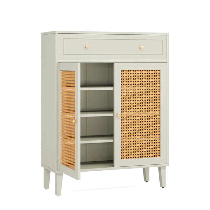 Range-chaussures de style nordique, armoire à chaussures chic, armoire spéciale
