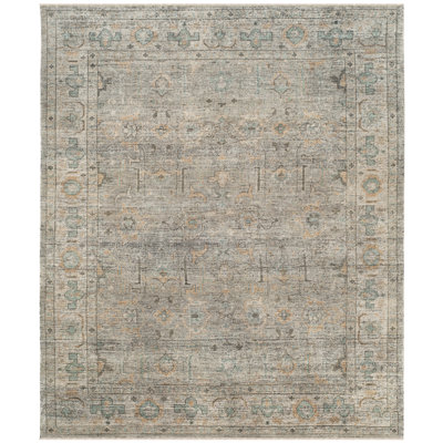 Izmir Hand-Knotted Wool Linen Area Rug