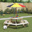 Hildigard Kids Solid Wood Hexagonal and Chair Set