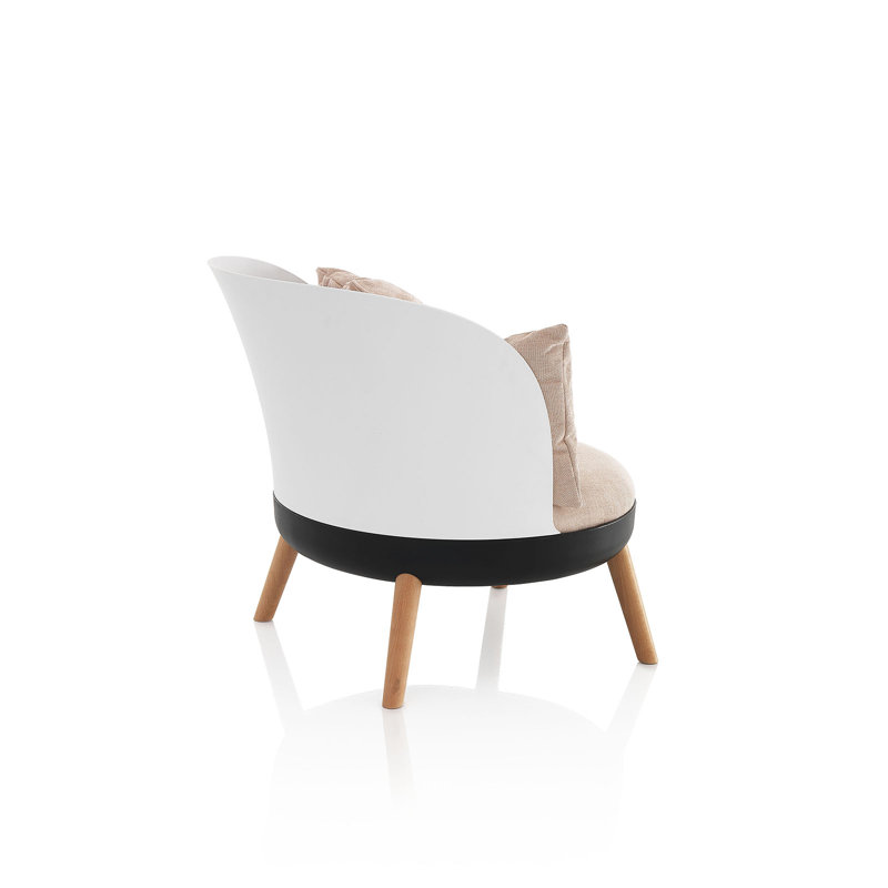 Duenweg Upholstered Slipper Chair, Pink