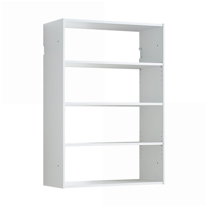 Closet Systems | Devi Modern White Wood Modular Wall-Mounted | White | Wood, White