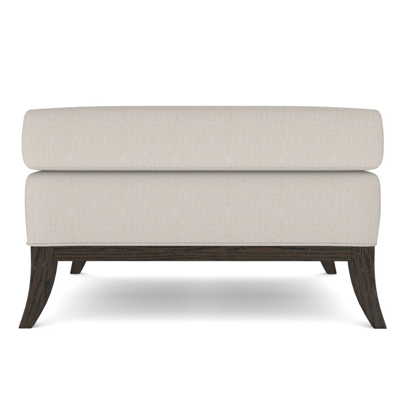 Fisher Ottoman, Instant Parchment, Havana