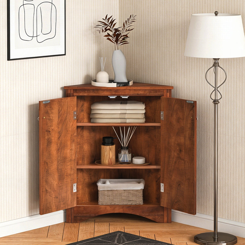 Armoire de rangement Triangle, Brun