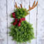 Décoration de Noël porte de Noël en élan