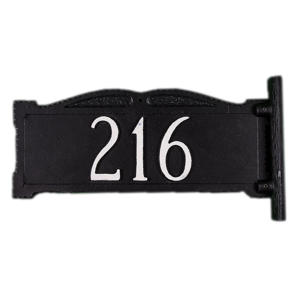 Montague Metal Products Inc. 1-Line Address Post | Wayfair