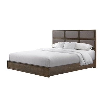 Oak Crest King Panel Bed - Rye