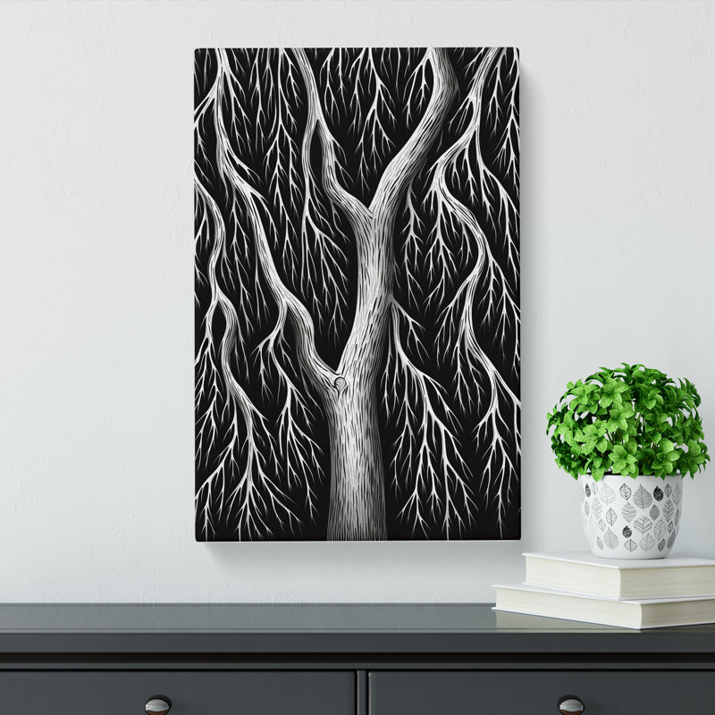 Weeping Willow No.2 - Print, 76cm H x 50cm W x 3cm D