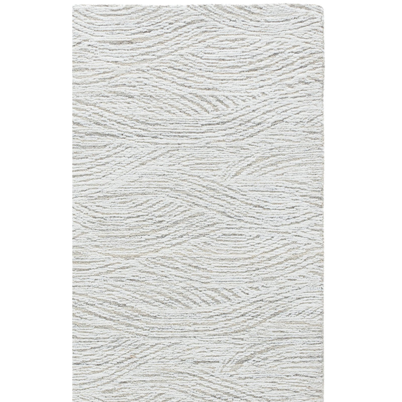Laine touffetée à la main Glamour Rayonne / viscose Coton Tapis d'intérieur recyclé P.E.T, Rectangle 6 pi 0 po x 9 pi 0 po