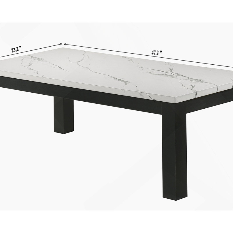 Table basse rectangulaire