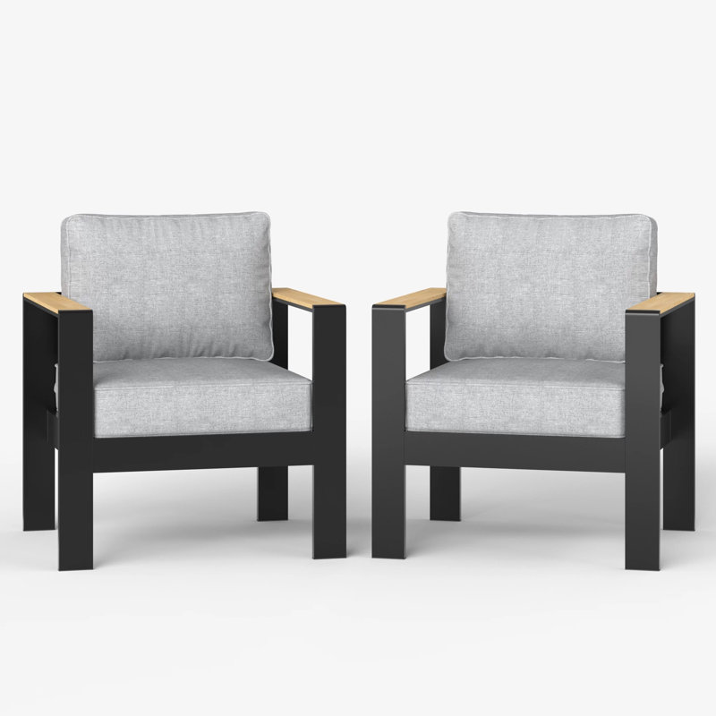 Outdoor Lounge Chair, Light Grey