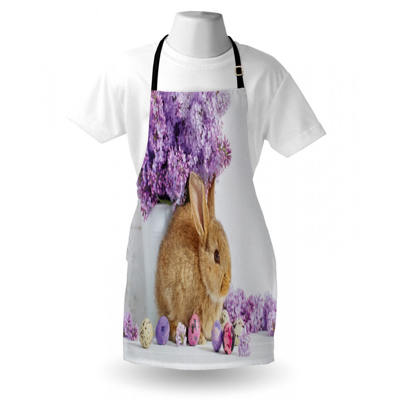 Easter Floral Bib Apron