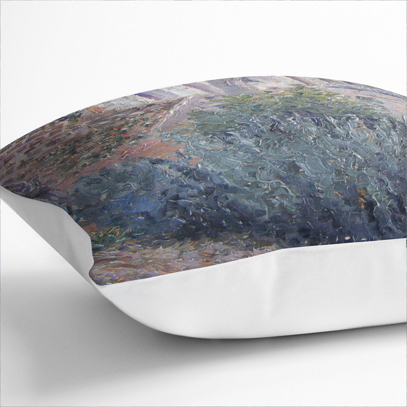 Square Throw Cushion, 55cm H x 55cm W x 20cm D, White
