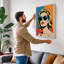 Sixties Cool Retro - Wrapped Canvas-4646871-4646879