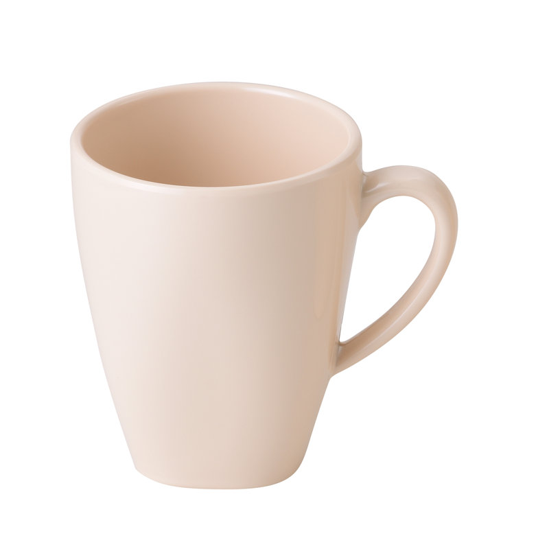 Grande tasse à café en mélamine Nessico, Brun clair