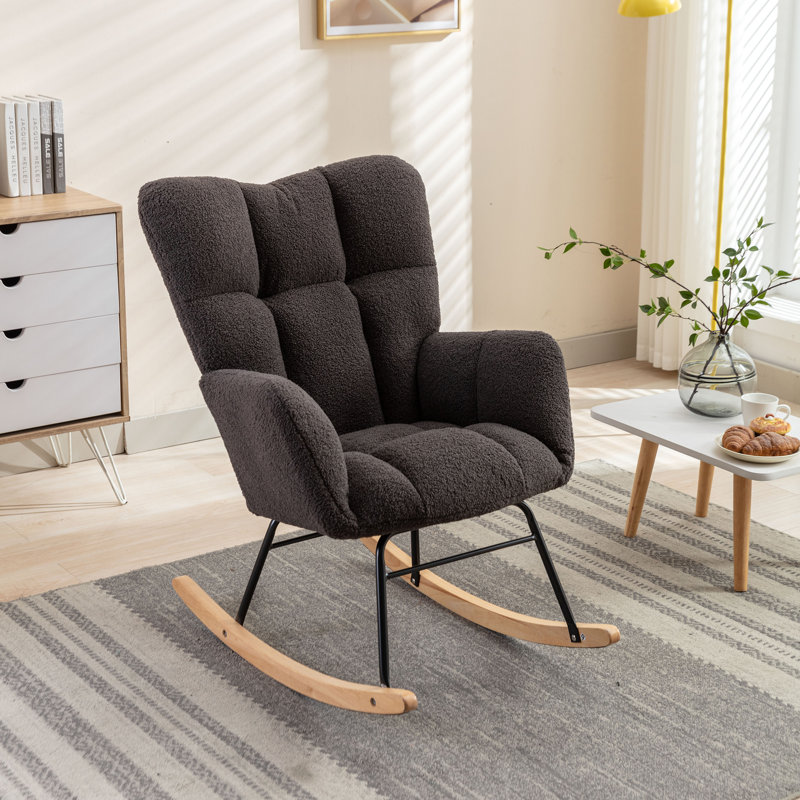Rocking Chair, Dark Grey