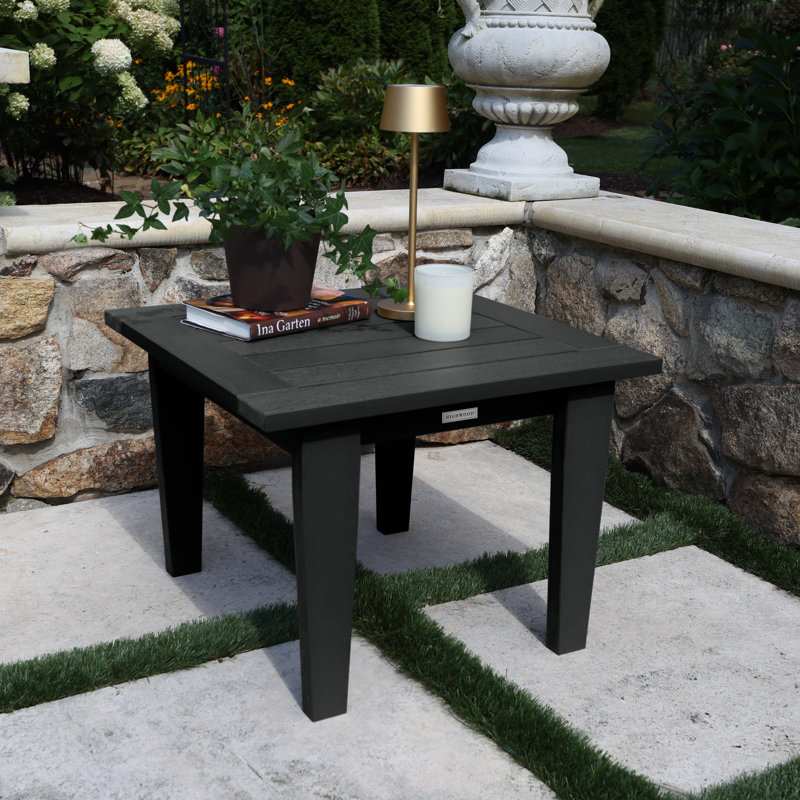 Lehigh Outdoor Side Table, Black