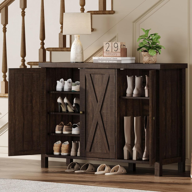 26 Pair Shoe Storage Cabinet