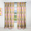 Rideau simple occultant rétro Mid-Century-377705201