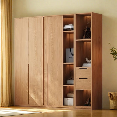 Garde-robe simple en forme de bûche