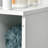 Tall White Bathroom Storage Cabinet, Freestanding With 2 Open Shelves And Door Cabinets, Build - Coated Particle Board, Tipping For , Maximize Unused Corners, 6" W X 12.01" D 46.5" H, 26 Lbs Total