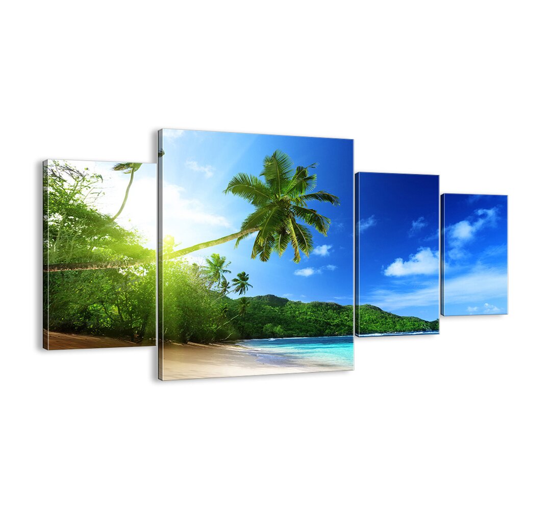 4-tlg. Leinwandbilder-Set - Fotografie „A Gentle Touch of the Tropics”