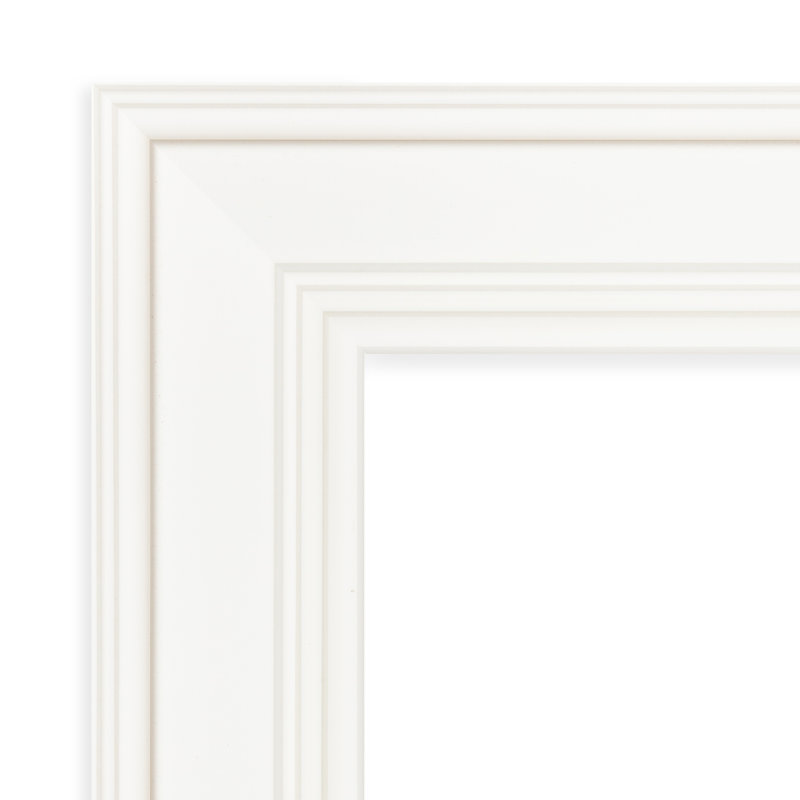 Wall Cork Small - 2' - 4' Bulletin Board, 26" x 34", White Wood