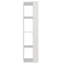 Vela 120cm H x 31.3cm W Corner Bookcase