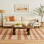 Tapis en jute | Tapis | Tapis Wayfair | Tapis écossais durable brun foncé | Décoration de salon-1953451408-1973110778