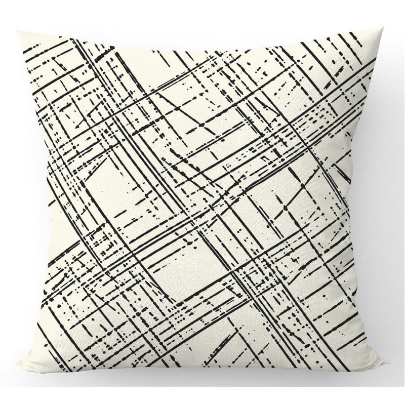 Bern Abstract Square Throw Cushion