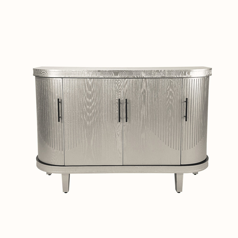 47.24'' Console Table, Champagne