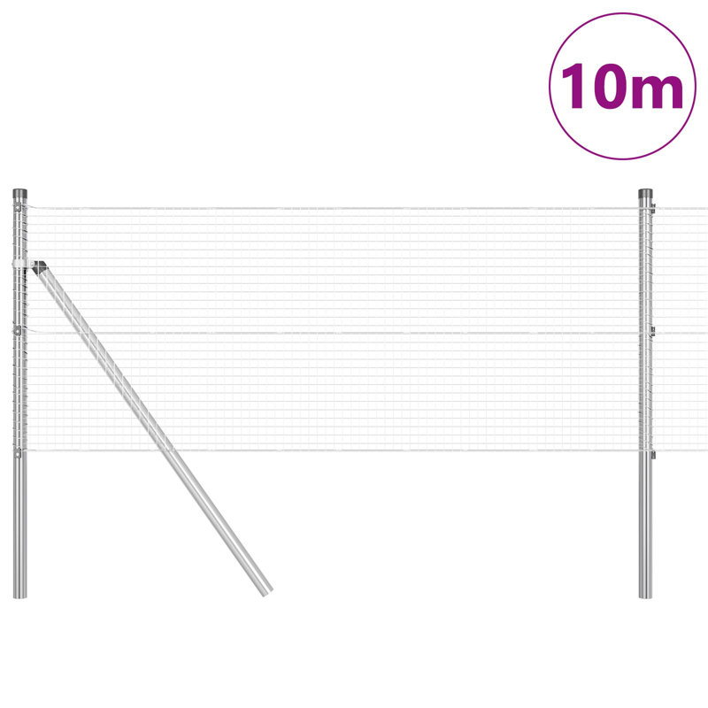 80cm H x 1000cm W Steel Border Fencing