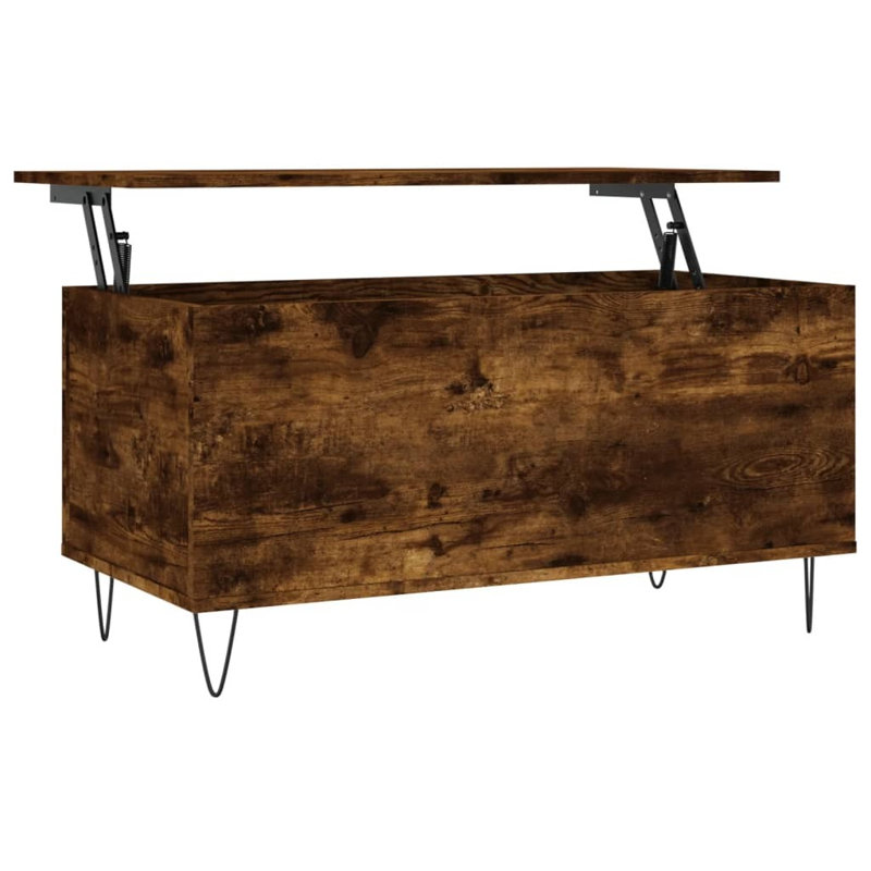 Moriaty Coffee Table, Smoked Oak, 90cm L x 44.5cm W x 45cm H