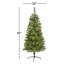 Arbre de Noël vert avec plumes de pin et DEL-313432309