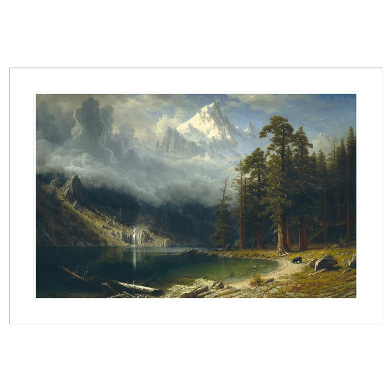 «Mount Corcoran» par Albert Bierstadt, Albert Bierstadt - Impression giclée encadrée, H 29,16 po x l 41,5 po