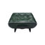 Repose-pieds rectangulaire en cuir