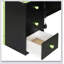 Wood Loft Bed With Desk, Ample Storage Space And Light-1904985293