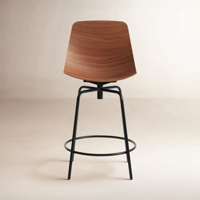 Clean Cut Swivel Stool