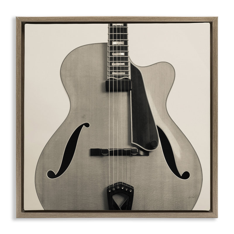  Art mural simple sur toile Floater par Deborah Revell, H 25 po x l 25 po, Cadre flottant orme Montalcino