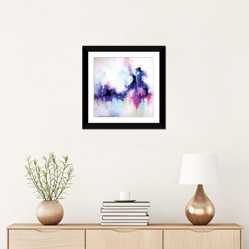 «Sana Jamlaney L Let Go» par Sana Jamlaney, impression sur toile tendue sur châssis, H 16 po x l 16 po x P 1 po, Blanc